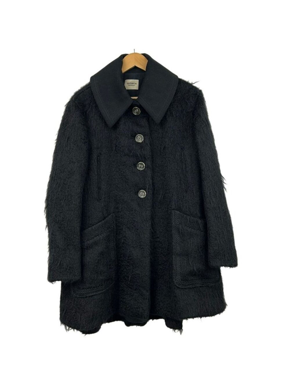 Saint Laurent Edition 24 Coat Black